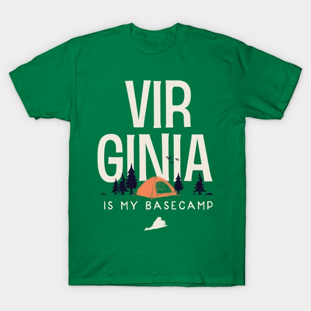 Virginia is my Base Camp T-Shirt by jdsoudry